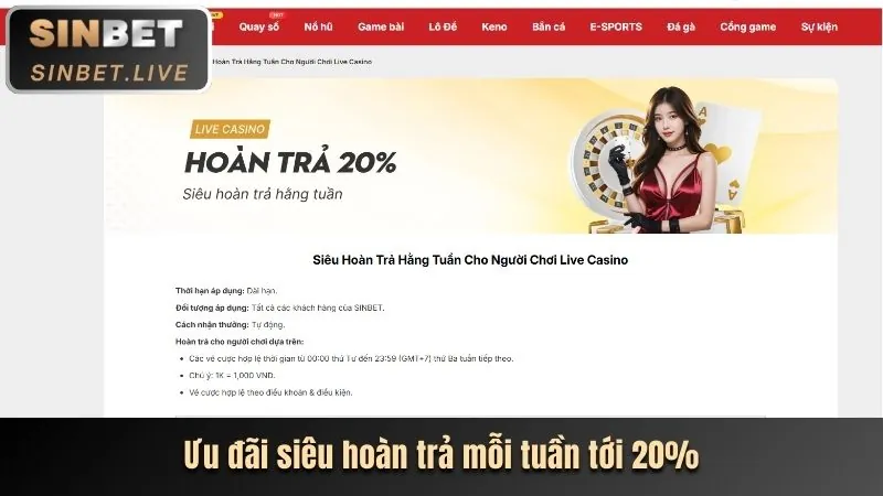 Hoàn trả không giới hạn 88clup